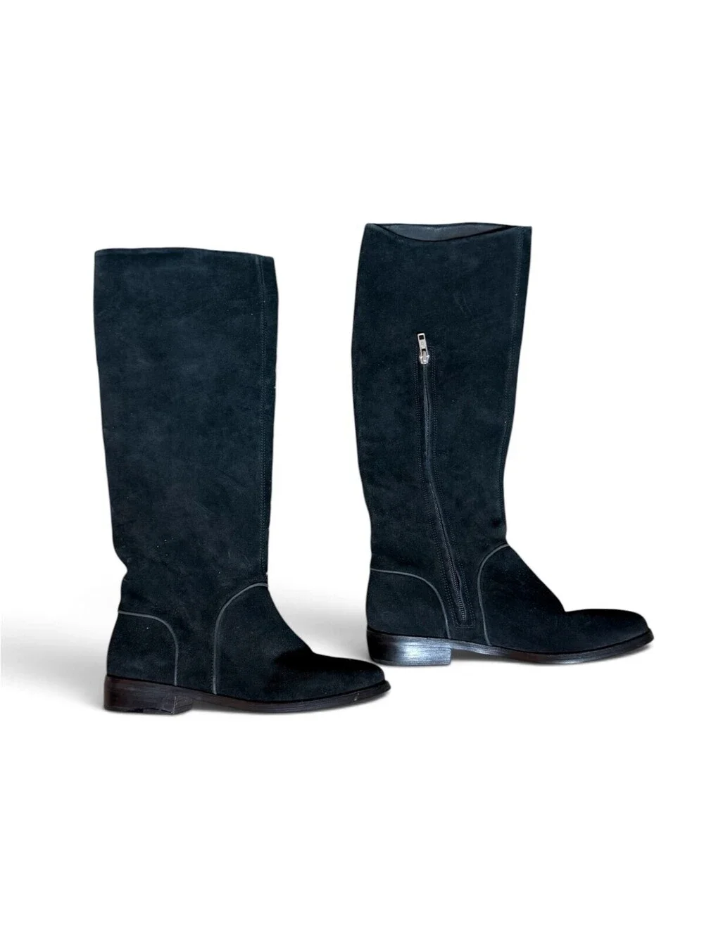 UGG Daley Tall Equestrian Riding Boots Black Suede Knee High Women’s 7.5 NWOB